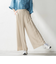 【WEB限定】ガウチョワイドパンツ≪手洗い可能≫