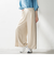 【WEB限定】ガウチョワイドパンツ≪手洗い可能≫