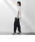 【大きいサイズ】キレリテーパードパンツ≪洗濯機で洗える≫