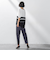 【大きいサイズ】キレリテーパードパンツ≪洗濯機で洗える≫