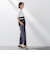 【大きいサイズ】キレリテーパードパンツ≪洗濯機で洗える≫