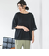 【大きいサイズ】トリコットシフォンカットソー≪洗濯機で洗える≫