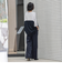 【WEB限定/大きいサイズ】ハイテンションワイドパンツ≪洗濯機で洗える≫
