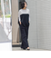 【WEB限定/大きいサイズ】ハイテンションワイドパンツ≪洗濯機で洗える≫