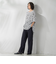 【WEB限定/大きいサイズ】ハイテンションワイドパンツ≪洗濯機で洗える≫