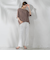 【WEB限定】ハイテンションワイドパンツ≪洗濯機で洗える≫