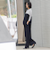 【WEB限定】ハイテンションワイドパンツ≪洗濯機で洗える≫