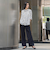 【WEB限定】ハイテンションワイドパンツ≪洗濯機で洗える≫