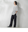 【WEB限定】ハイテンションワイドパンツ≪洗濯機で洗える≫