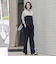 【WEB限定】ハイテンションワイドパンツ≪洗濯機で洗える≫