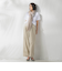 ドライシャンタンワイドパンツ≪洗濯機で洗える≫