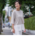 Tシャツ風ニットプルオーバー≪手洗い可能≫
