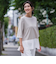 Tシャツ風ニットプルオーバー≪手洗い可能≫