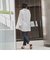 【大きいサイズ】オーバーサイズストライプシャツ≪洗濯機で洗える≫