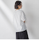 半袖ストライプブラウス≪洗濯機で洗える≫