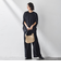 【WEB限定】ウエストギャザーワイドパンツ≪手洗い可能≫