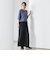 【WEB限定】ウエストギャザーワイドパンツ≪手洗い可能≫