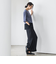 【WEB限定】ウエストギャザーワイドパンツ≪手洗い可能≫