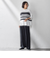 【WEB限定】ウエストギャザーワイドパンツ≪手洗い可能≫