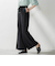 【WEB限定】ウエストギャザーワイドパンツ≪手洗い可能≫
