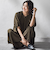 【WEB限定】ウエストギャザーワイドパンツ≪手洗い可能≫