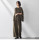 【WEB限定】ウエストギャザーワイドパンツ≪手洗い可能≫