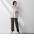 【WEB限定】ウエストギャザーワイドパンツ≪手洗い可能≫