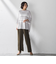 【WEB限定】ウエストギャザーワイドパンツ≪手洗い可能≫