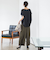 【WEB限定】ウエストギャザーワイドパンツ≪手洗い可能≫