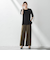 【WEB限定】ウエストギャザーワイドパンツ≪手洗い可能≫