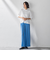 【WEB限定】ウエストギャザーワイドパンツ≪手洗い可能≫