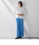 【WEB限定】ウエストギャザーワイドパンツ≪手洗い可能≫