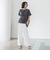 【大きいサイズ】パッチポケットワイドパンツ≪洗濯機で洗える≫
