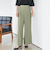 パッチポケットワイドパンツ≪洗濯機で洗える≫