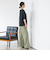 パッチポケットワイドパンツ≪洗濯機で洗える≫