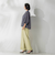 パッチポケットワイドパンツ≪洗濯機で洗える≫