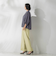 パッチポケットワイドパンツ≪洗濯機で洗える≫