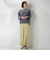 パッチポケットワイドパンツ≪洗濯機で洗える≫