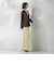 パッチポケットワイドパンツ≪洗濯機で洗える≫