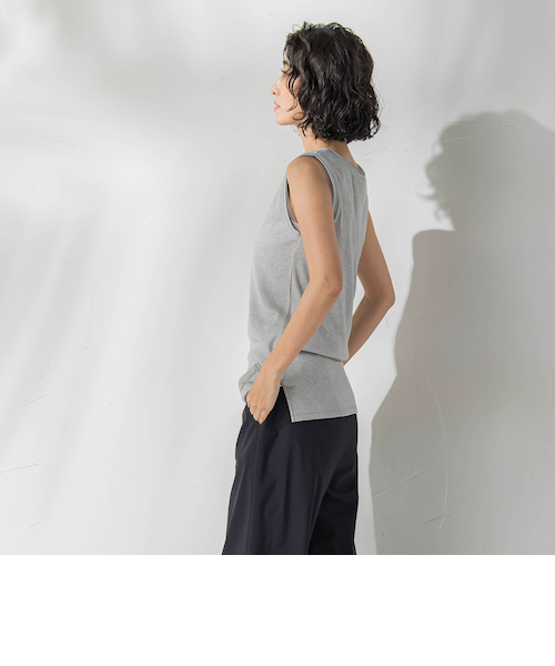 biyori】ラメテレコタンクトップ≪手洗い可能≫｜ラエフの通販｜&mall