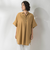 【WEB限定】チュニックシャツ≪手洗い可能≫
