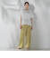 【WEB限定】ウエストタックカットソー≪手洗い可能≫