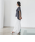 【WEB限定】ウエストタックカットソー≪手洗い可能≫