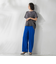 【WEB限定】ウエストタックカットソー≪手洗い可能≫