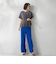 【WEB限定】ウエストタックカットソー≪手洗い可能≫