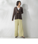 シアーVネックカットソー≪洗濯機で洗える≫