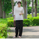 【旅楽シリーズ/極】メランジツイルストレートパンツ≪洗濯機で洗える≫