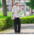 【大きいサイズ】【旅楽シリーズ/極】メランジツイルブラウス≪洗濯機で洗える≫