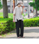 【大きいサイズ】【旅楽シリーズ/極】メランジツイルブラウス≪洗濯機で洗える≫