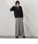 【大きいサイズ】【biyori】”ひんやり、薄くて、ラクに”モダールデニムパンツ≪洗濯機で洗える≫